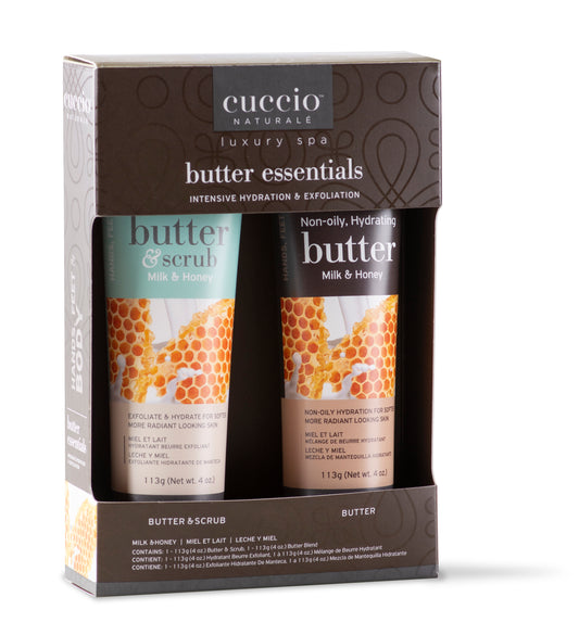 Butter Essentials Kit + FREE Milk & Honey Dry Body Oil Packet