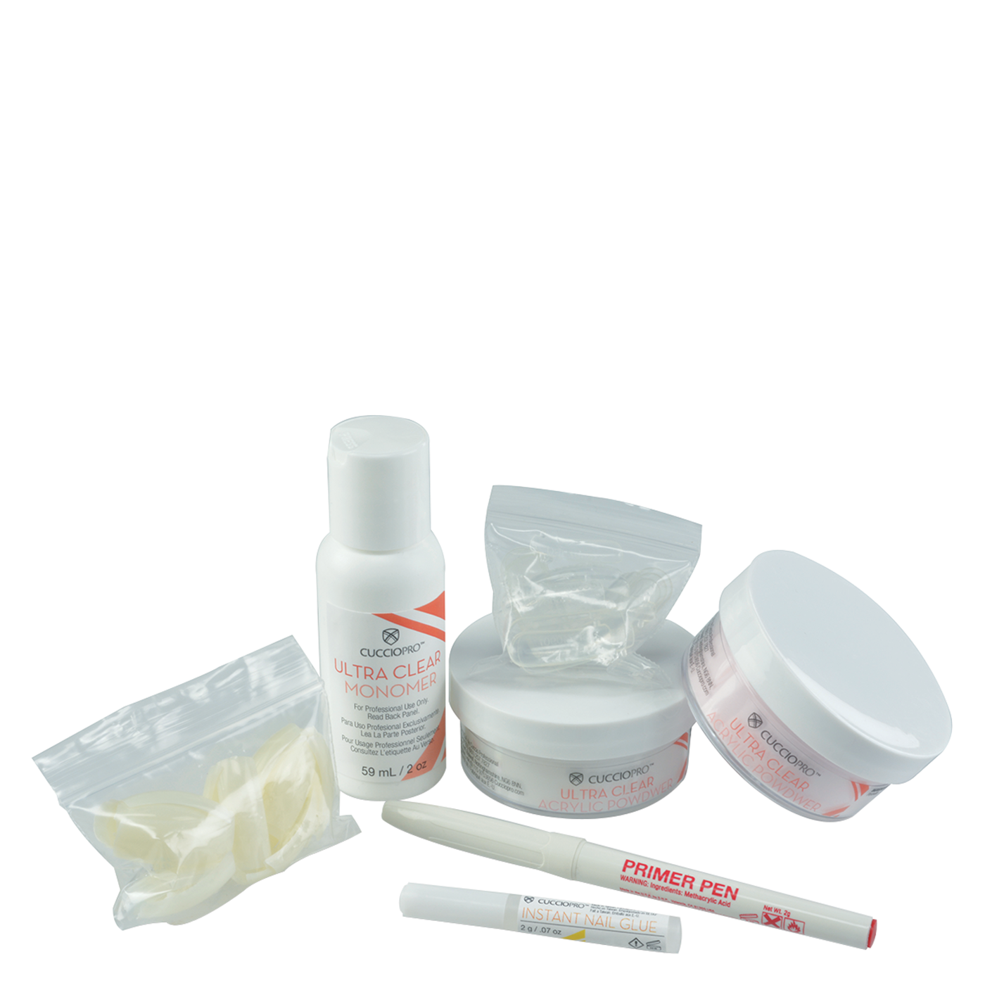 Ultra Clear Acrylic Nail System + Kits