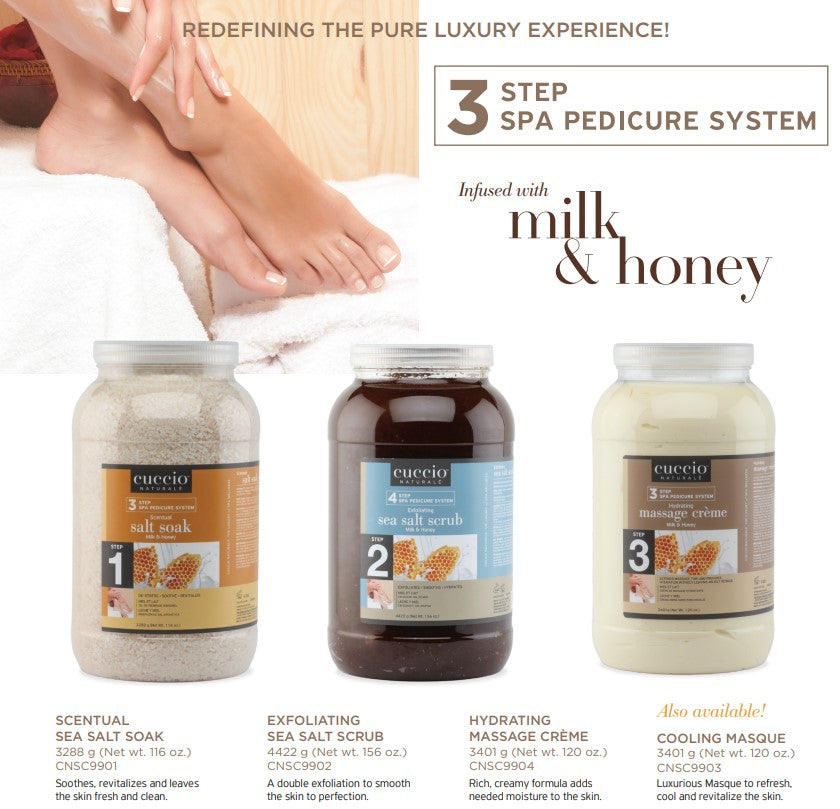 Milk & Honey 3 Step Pedicure System