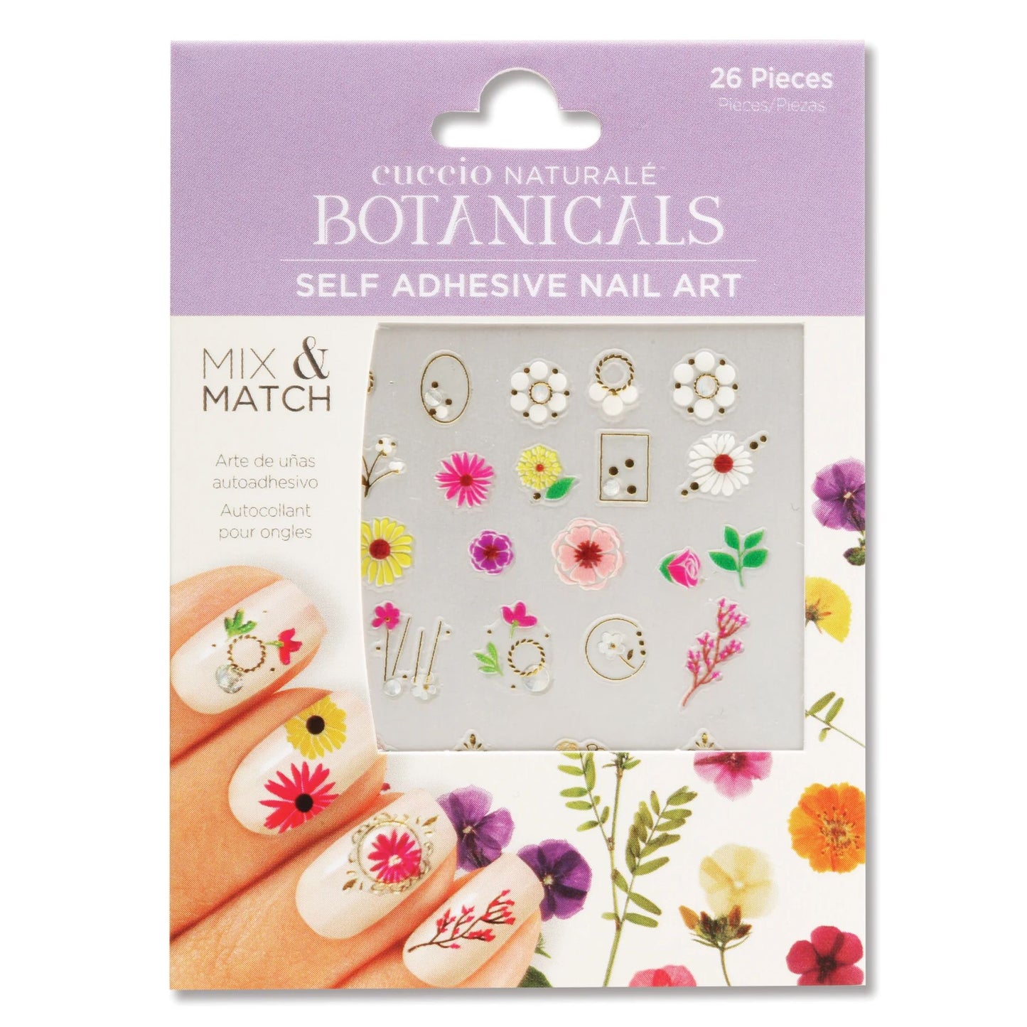 BOTANICALS FLORAL SELF ADHESIVE NAIL ART