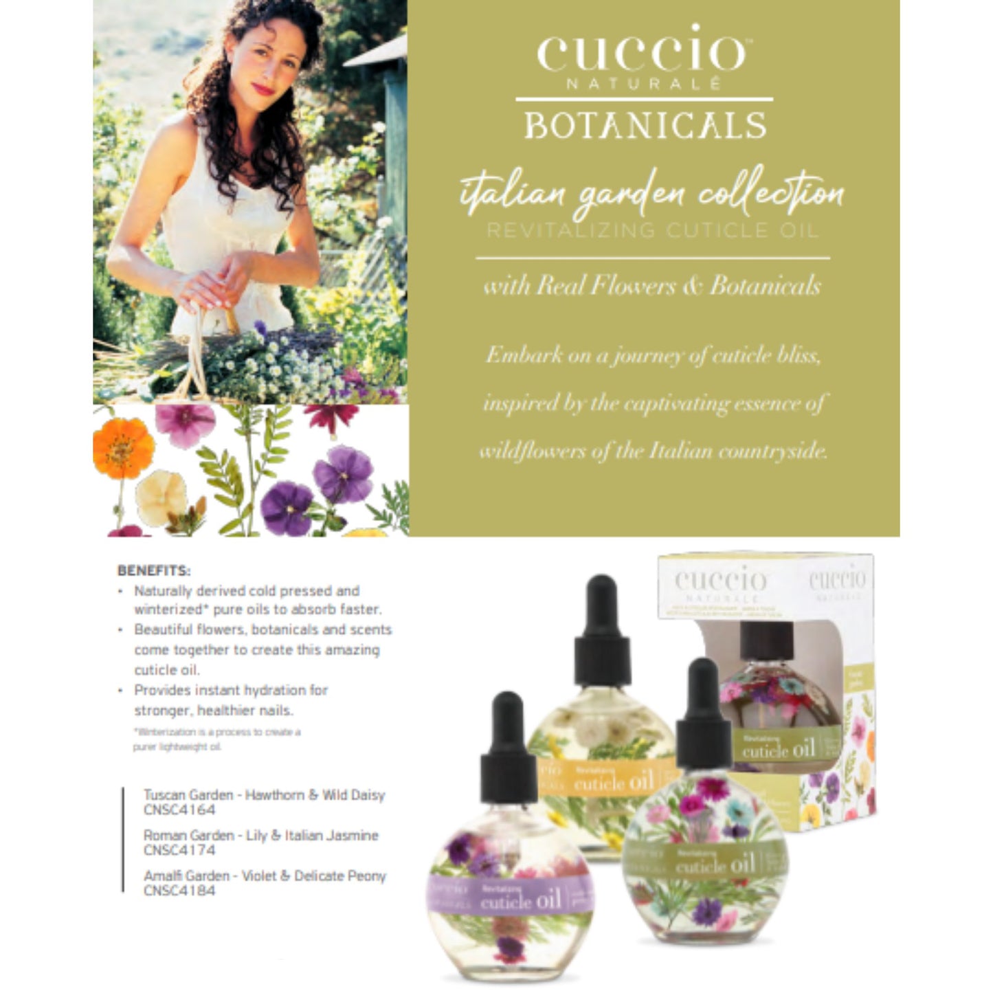 Buy a Tuscan Garden Cuticle Oil 63ml (2.1 fl.oz) get a Roman Garden Cuticle 63ml (2.1 fl.oz) FREE!