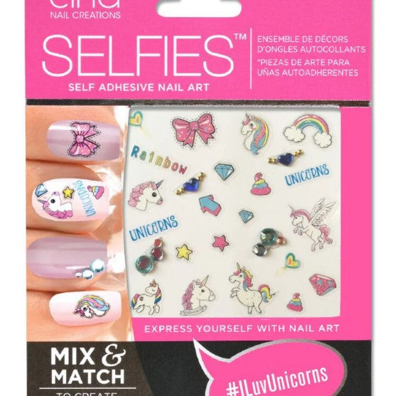 #ILuvUnicorns: SELFIES Self Adhesive Nail Art