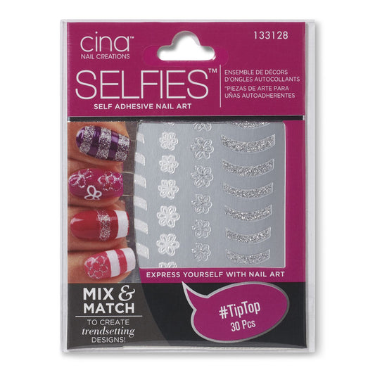 #TipTop: SELFIES Self Adhesive Nail Art