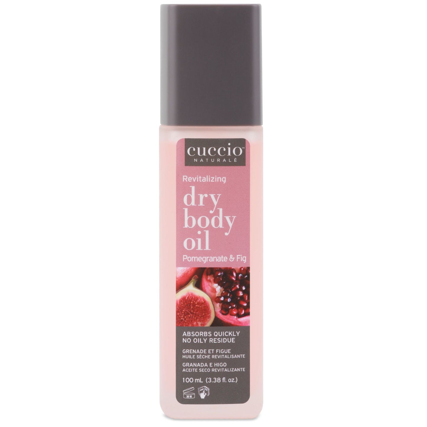 Purchase one (2.5 oz.) cuticle oil and get the same scent Dry Body Oil (3.38 fl. oz.) FREE! -Pomegranate & Fig BUNDLE