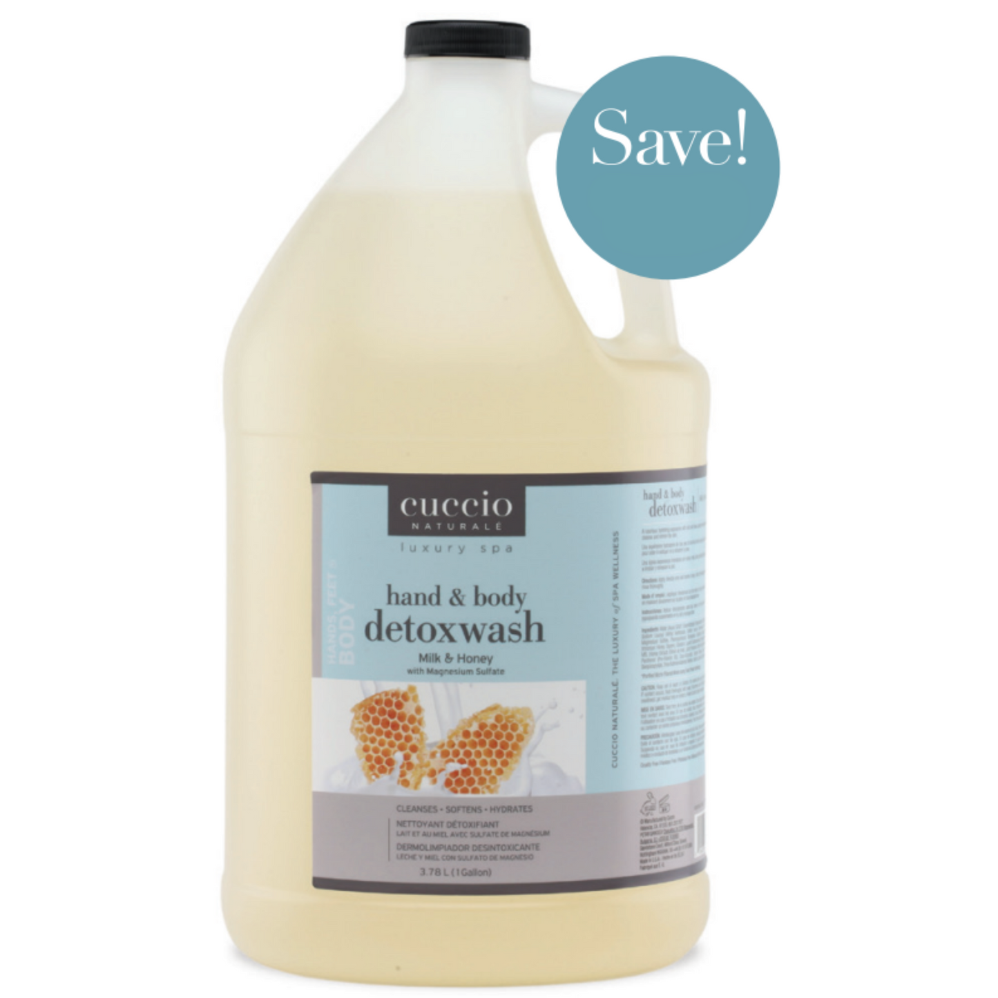 Hand & Body Detox Wash Gallon size at a special price!