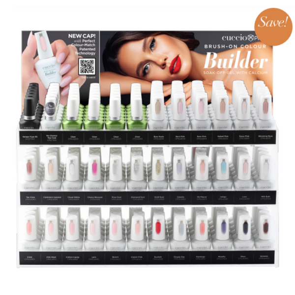 Purchase the Builder Gel Filled Display at a great price: NEW Complete Collection Display!