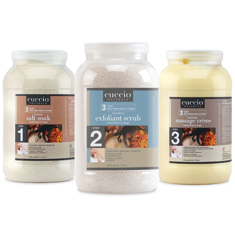 3-step spa pedicure system gallons