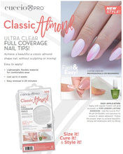 Load image into Gallery viewer, Full Coverage Nail Tips - Classic Almond - 100 Count

