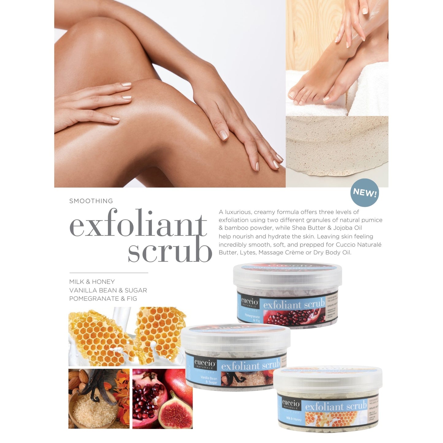 Smoothing Exfoliant Milk & Honey 16oz