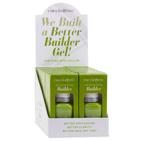 Display: Brush-on Builder Gel with Calcium LED/UV Clear