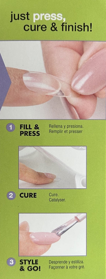 Press-On Cure & Color Nail Kit