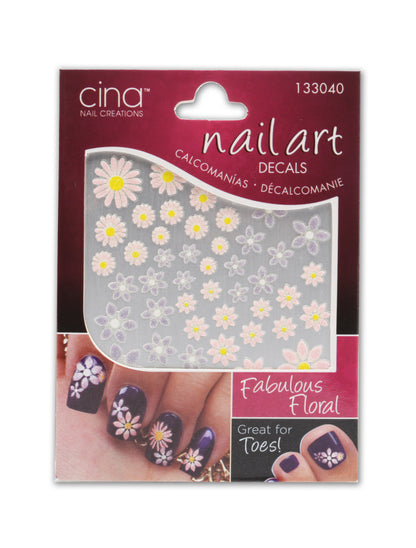 BUNDLE: Fabulous Floral & Chrome Rose Gold - Nail Art (Pack of 2)