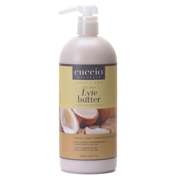Lyte Ultra Sheer Body Butter Coconut & White Ginger 32oz