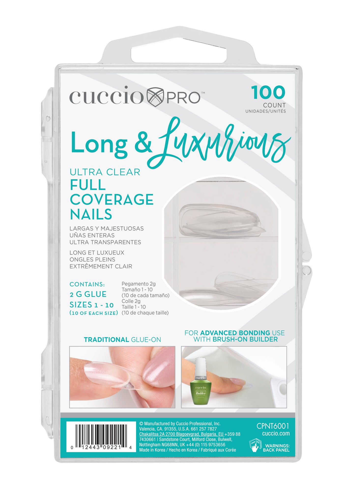 Full Coverage Nail Tips - Long & Luxurious - 100 Count