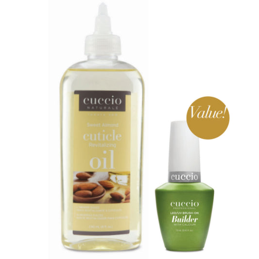 BOGO: Purchase a Cuticle Oil 8 oz. and Receive a Brush-On Builder Clear 13ml Free!