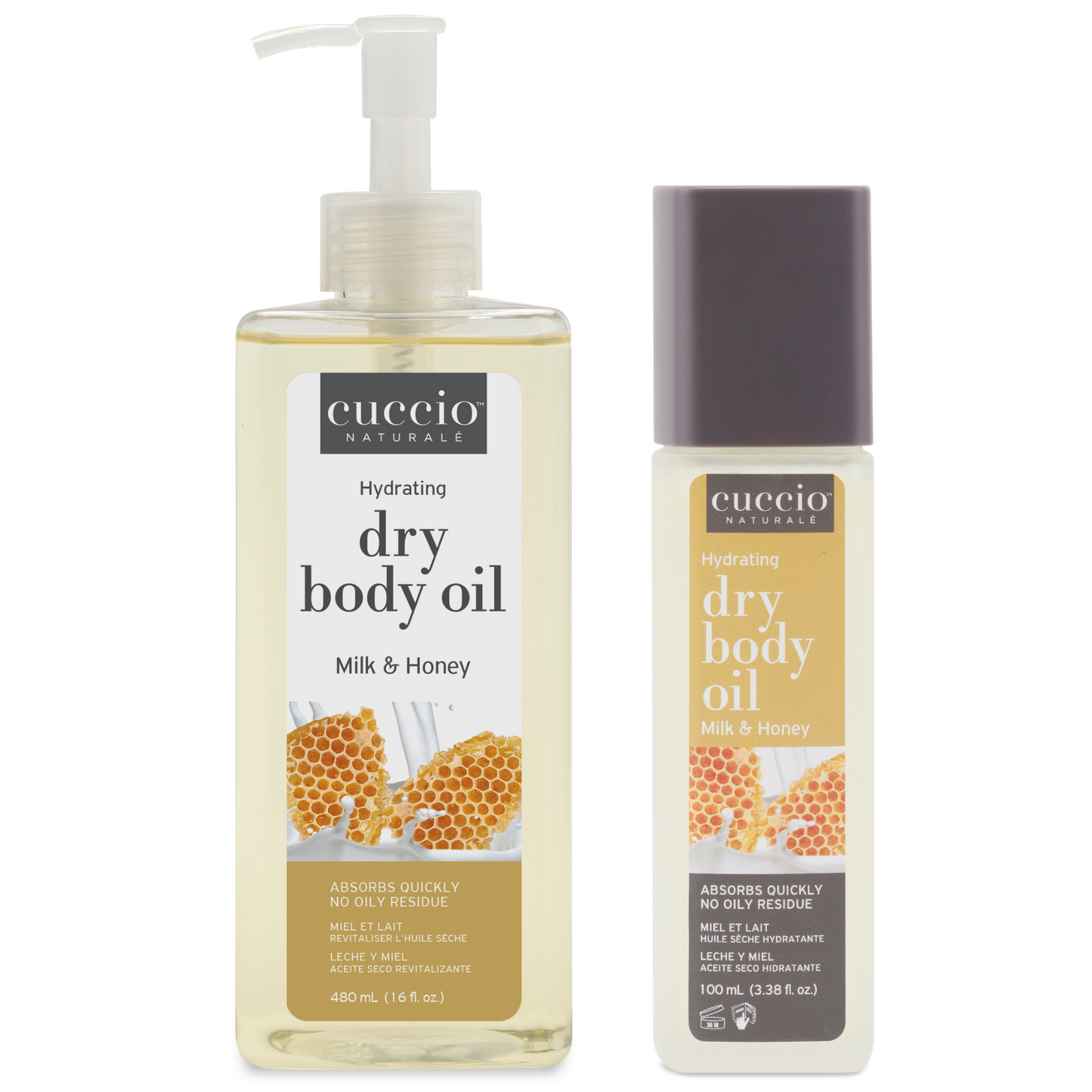 Purchase a 15.5 oz. Dry Body Oil and get a matching 3.38 oz. FREE!