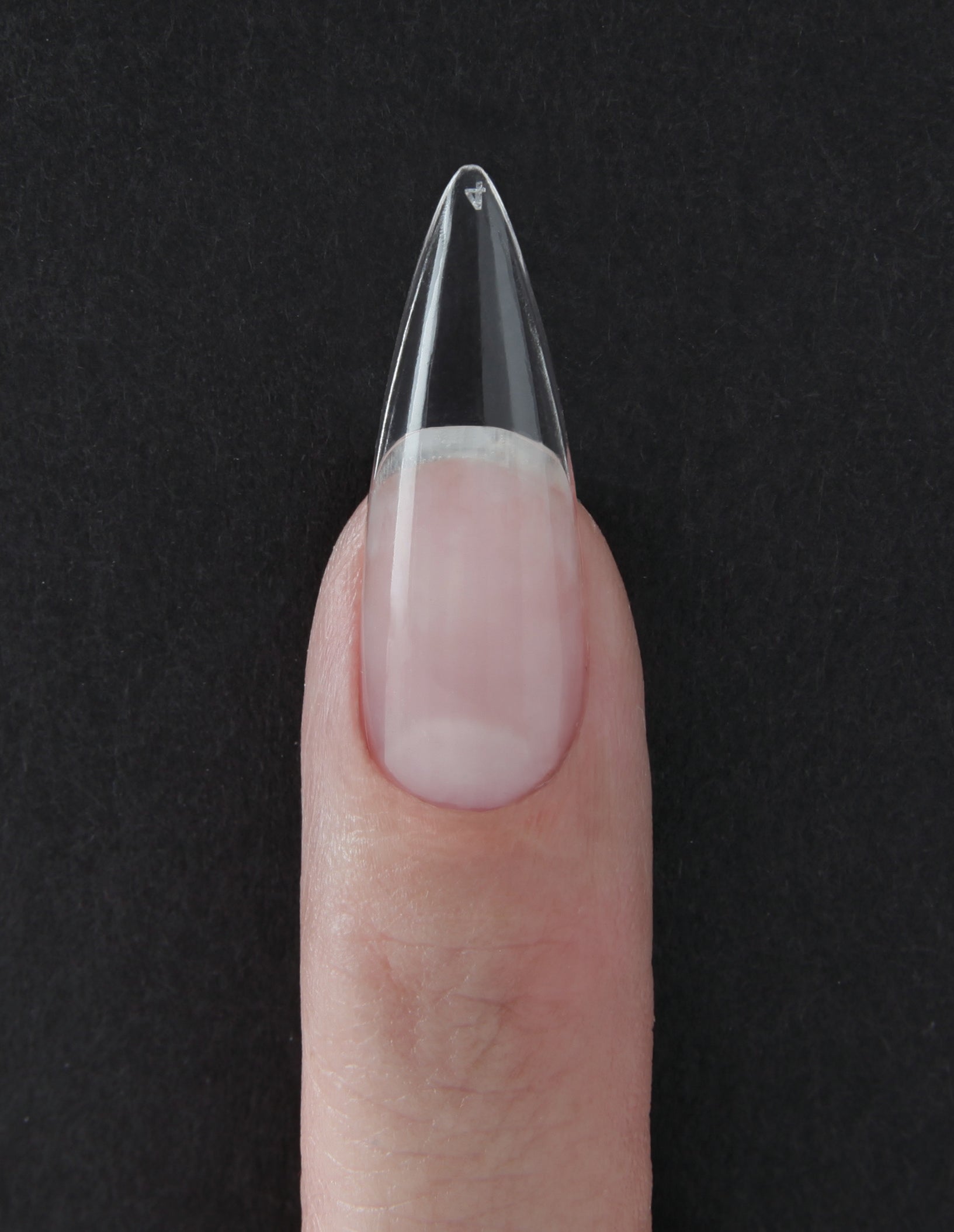 10Pcs Stiletto Nail Tips Extra Long Shape Clear Half Cover False Nail Art  TiKE | eBay