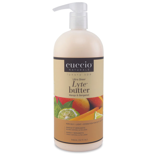 Lyte Ultra Sheer Body Butter Mango & Bergamot 32oz