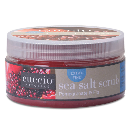 Pomegranate & Fig Extra Fine Sea Salt Scrub 8oz