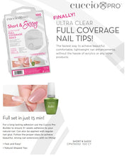 Load image into Gallery viewer, Full Coverage Nail Tips - Short &amp; Sassy - 100 Count
