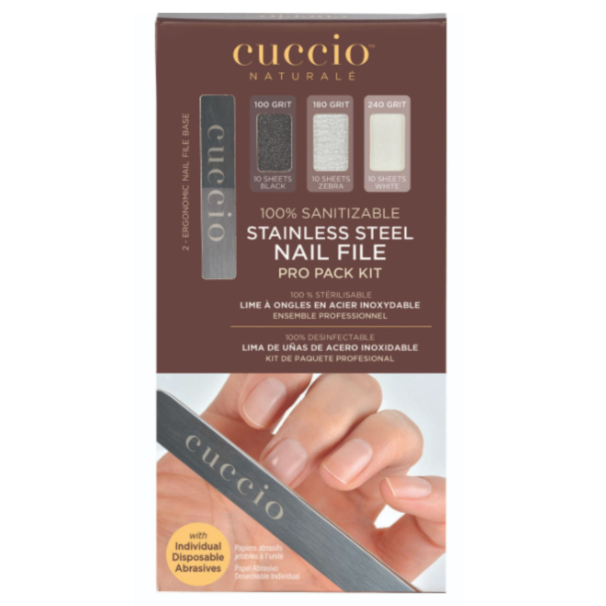 Stainless Steel Nail File | Cuccio