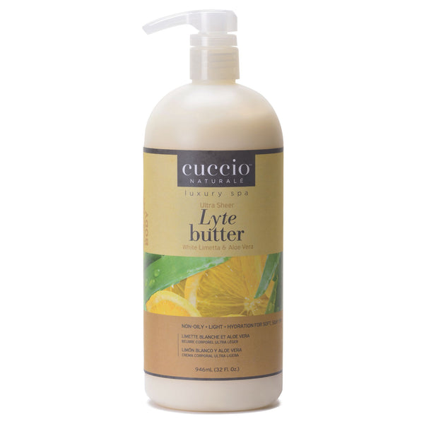 Lyte Ultra Sheer Body Butter White Limetta & Aloe Vera 32oz
