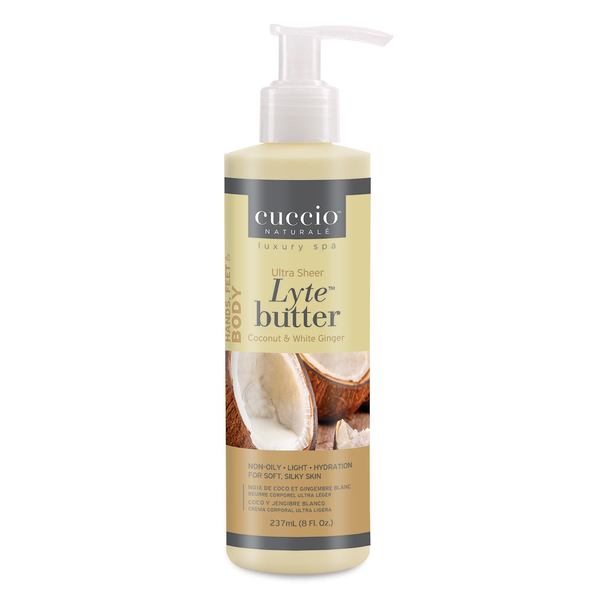 Lyte Ultra Sheer Body Butter Coconut & White Ginger 8oz