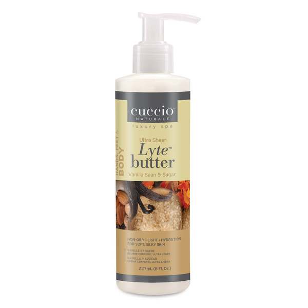 Lyte Ultra Sheer Body Butter Vanilla Bean & Sugar 8oz